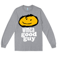 Heather Grey wmca good guy Long Sleeve Tee - ArtChic