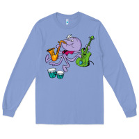 Colony Blue squiddly diddly Long Sleeve Tee - ArtChic