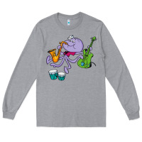 Heather Grey squiddly diddly Long Sleeve Tee - ArtChic