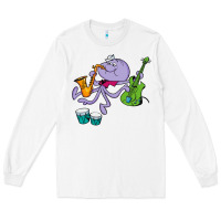 White squiddly diddly Long Sleeve Tee - ArtChic