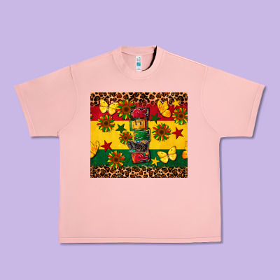Power Juneteenth Urban Heavy Tee Designed By Cowgirlartshop