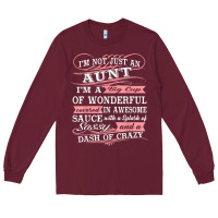 Aunt I M A Big Cup Of Wonderful Funny Aunt Gift Tee Long Sleeve Tee | Teevron