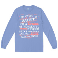 Colony Blue Aunt I m A Big Cup Of Wonderful Funny Aunt Gift Tee Long Sleeve Tee - trangStudio