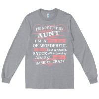 Heather Grey Aunt I m A Big Cup Of Wonderful Funny Aunt Gift Tee Long Sleeve Tee - trangStudio