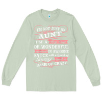 Matcha Aunt I m A Big Cup Of Wonderful Funny Aunt Gift Tee Long Sleeve Tee - trangStudio