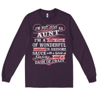 Plum Aunt I m A Big Cup Of Wonderful Funny Aunt Gift Tee Long Sleeve Tee - trangStudio