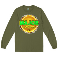 Major Jackpot Design - Pokie Designs Long Sleeve Tee | Teevron