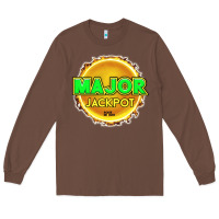 Chestnut MAJOR JACKPOT Design - Pokie Designs Long Sleeve Tee - ArtChic