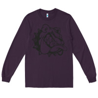 Plum english bulldog Long Sleeve Tee - ArtChic
