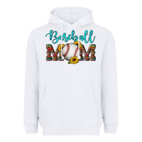 Western Leopard Serape Wooden Sunflowers  Turquoise Glitter Mom Baseba Heavyweight Hoodie | Teevron