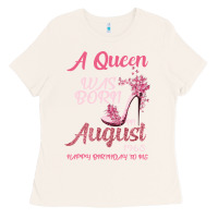 Bone A Queen Was Born In August 1965 Happy Birthday To Me 55 Years Old Ladies Tee - Bettercallsaul