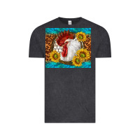 Vintage Black western rooster Vintage Tee - TumblerDesignByShophia