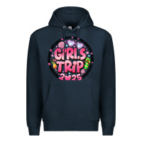 Navy Grils Trip 2025 Premium Hoodie - CowhideDigitalArt