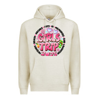 Oatmeal Heather Grils Trip 2025 Premium Hoodie - CowhideDigitalArt