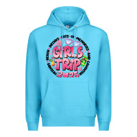 Ocean Blue Grils Trip 2025 Premium Hoodie - CowhideDigitalArt