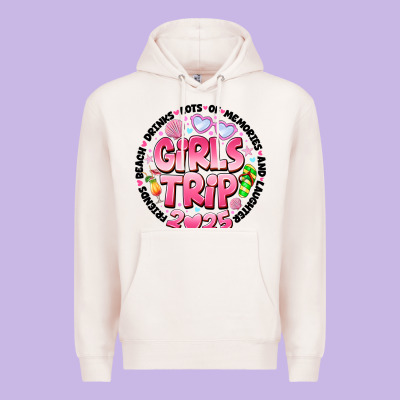 Grils Trip 2025 Premium Hoodie Designed By Cowhidedigitalart