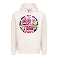 Pale Pink Grils Trip 2025 Premium Hoodie - CowhideDigitalArt