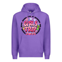 Purple Grils Trip 2025 Premium Hoodie - CowhideDigitalArt