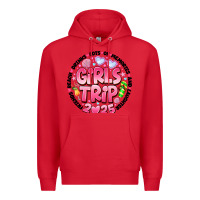 Red Grils Trip 2025 Premium Hoodie - CowhideDigitalArt