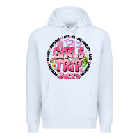 White Grils Trip 2025 Premium Hoodie - CowhideDigitalArt