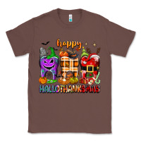 Chestnut Happy Hallothanksmas teeth Classic Tee - texasbilliewilder