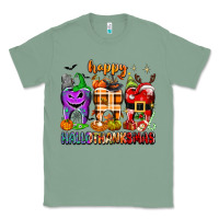 Sage Happy Hallothanksmas teeth Classic Tee - texasbilliewilder