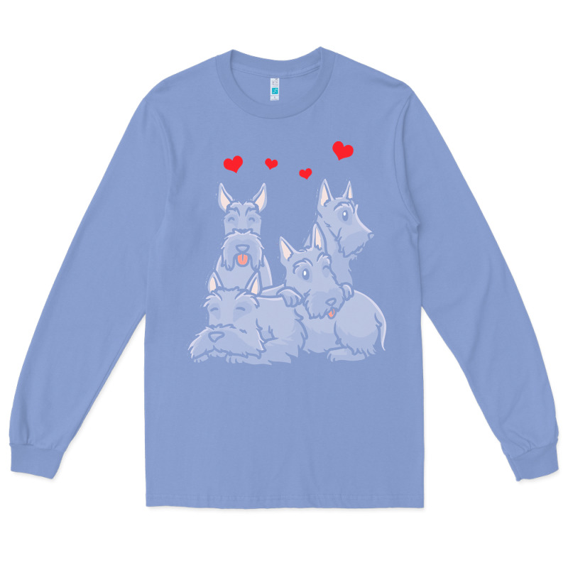 Scottish Terrier Lover Scottish Terrier Dog Aberdeen Terrier Long Sleeve Tee by trangStudio | Teevron
