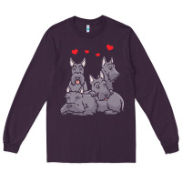 Plum Scottish Terrier Lover Scottish Terrier Dog Aberdeen Terrier Long Sleeve Tee - trangStudio