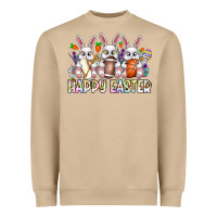 Happy Easter Spot Rabbit Heavyweight Sweatshirt | Teevron