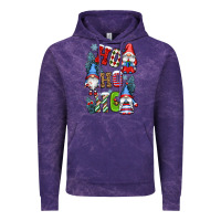 Cloud Purple ho ho ho gnomes Vintage Hoodie - CowGirlArtShop
