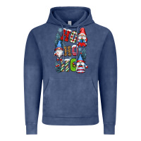 Vintage Denim ho ho ho gnomes Vintage Hoodie - CowGirlArtShop