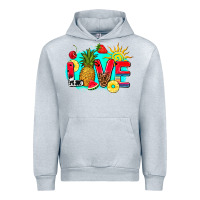 Heather Grey love summer fruit and sun Urban Hoodie - AdoDesignShop