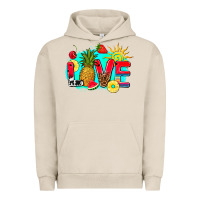 Pigment French Oak love summer fruit and sun Urban Hoodie - AdoDesignShop