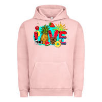 Pigment Salmon love summer fruit and sun Urban Hoodie - AdoDesignShop