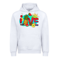 White love summer fruit and sun Urban Hoodie - AdoDesignShop