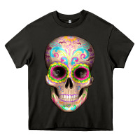 Asphalt Mexican Skull Heavy Core Tee - Artiststas