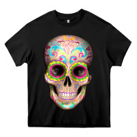 Black Mexican Skull Heavy Core Tee - Artiststas