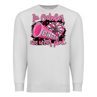 Dove Grey in october we wear pink cheer Premium Sweatshirt - BarkalooDesign