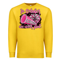 Lemon in october we wear pink cheer Premium Sweatshirt - BarkalooDesign
