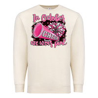 Sandshell in october we wear pink cheer Premium Sweatshirt - BarkalooDesign