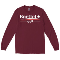 Burgundy West Wing President Bartlet Long Sleeve Tee - StudioElite