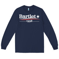 Navy West Wing President Bartlet Long Sleeve Tee - StudioElite