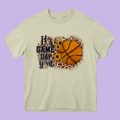 It's Game Day Y'all Basketball Heavy Core Tee Designed By Jahusdesignshop
