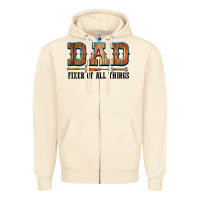 Sandshell Dad Fixer Of All Things Zipper Hoodie - LillyAllenDesigns