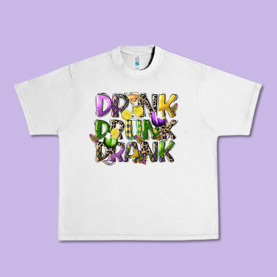 Drink Drunk Drank Urban Heavy Tee Designed By Cowgirlartshop