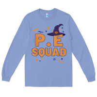 Colony Blue pe squad witch halloween pe teacher matching Long Sleeve Tee - trangStudio