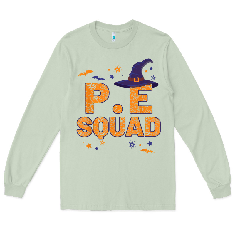 Pe Squad Witch Halloween Pe Teacher Matching Long Sleeve Tee by trangStudio | Teevron