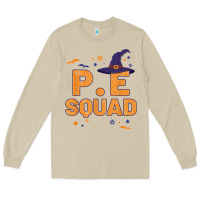 Mushroom pe squad witch halloween pe teacher matching Long Sleeve Tee - trangStudio