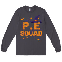 Smoke pe squad witch halloween pe teacher matching Long Sleeve Tee - trangStudio