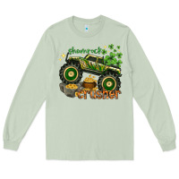 Matcha shamrock crusher st. patrick's day Long Sleeve Tee - HowdyJamesFarm